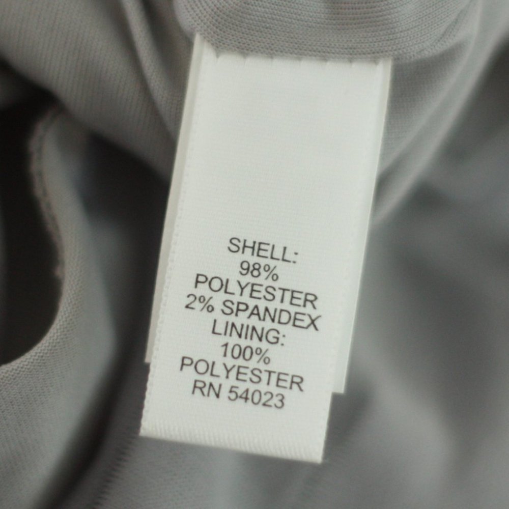 Banana Republic Solid Gray Horizontal Pleats Dress - image 5